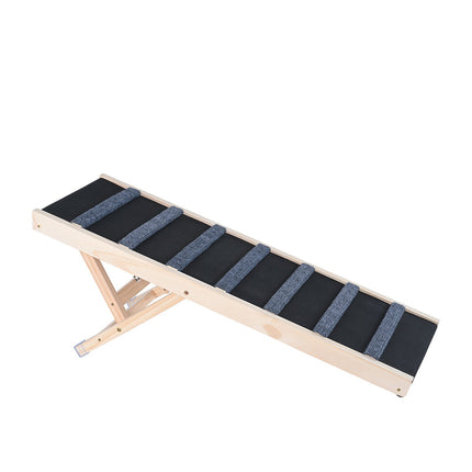 🐶 Folding Dog Ramp – Adjustable Pet Ramp for Bed, Sofa & Car