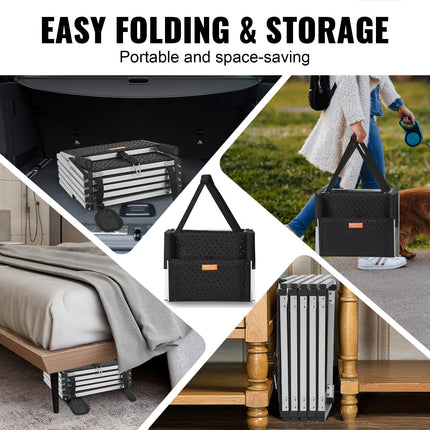 🐶 Folding Dog Stairs for Cars (5-Step) – Aluminium Pet Steps