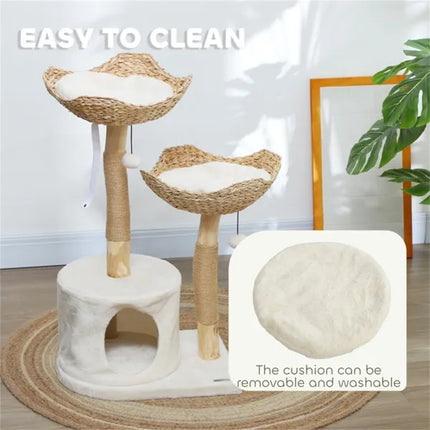 🐱 Tall Cat Tree Tower – Premium Climbing Frame with Condo & Perches