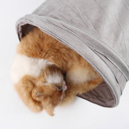 🐱 Foldable Cat Tunnel – S-Shape Play Tunnel with Ball
