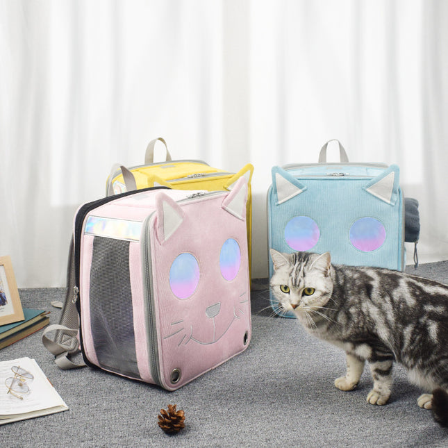 🐱 Space Capsule Cat Backpack – Bubble Window Carrier