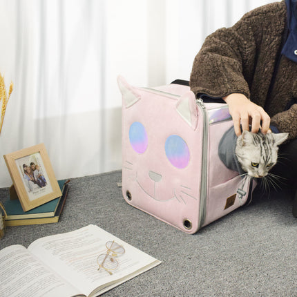 🐱 Space Capsule Cat Backpack – Bubble Window Carrier