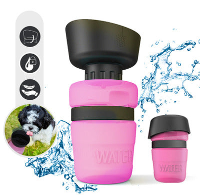 🐶 Foldable Dog Travel Water Bottle – Portable Dispenser