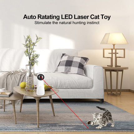 🐱 Automatic Laser Cat Toy – Interactive LED Chase Toy