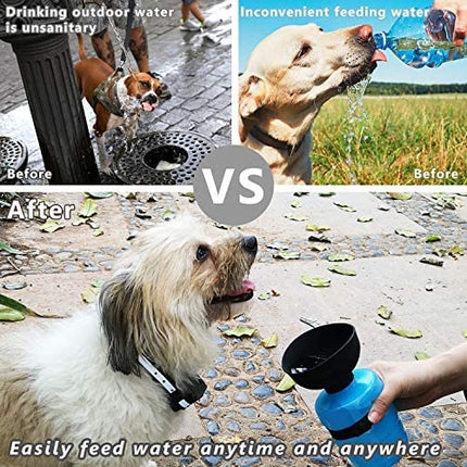 🐶 Foldable Dog Travel Water Bottle – Portable Dispenser