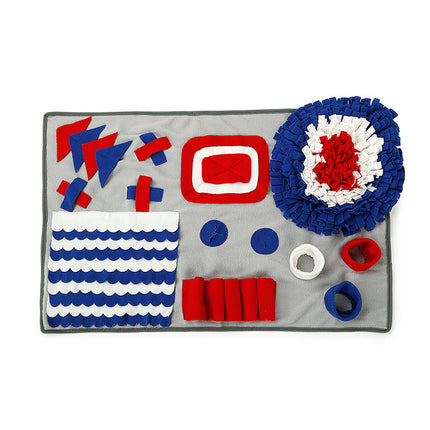 🐶 Interactive Dog Snuffle Book – Foldable Foraging Puzzle Toy