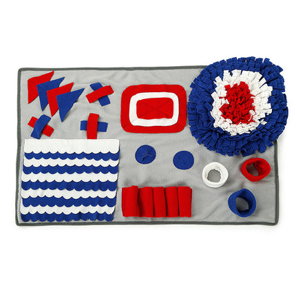 🐶 Interactive Dog Snuffle Book – Foldable Foraging Puzzle Toy
