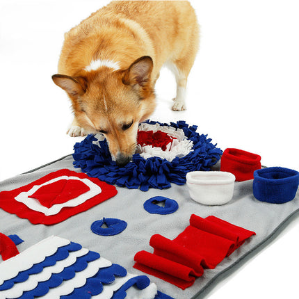 🐶 Interactive Dog Snuffle Book – Foldable Foraging Puzzle Toy