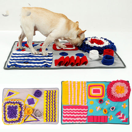 🐶 Interactive Dog Snuffle Book – Foldable Foraging Puzzle Toy