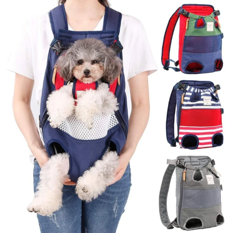 🐱🐶 Cat Carrier Backpack – Front-Facing Breathable Travel Bag for Cats & Small Dogs