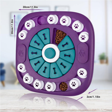 🐶 Interactive Dog Puzzle Toy – Treat Dispensing Enrichment Game