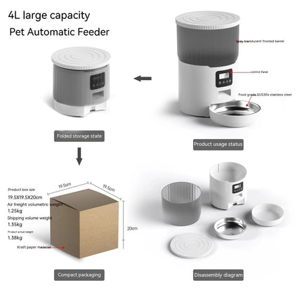 🐶🐱 Smart Automatic Dog & Cat Feeder – Programmable Portions
