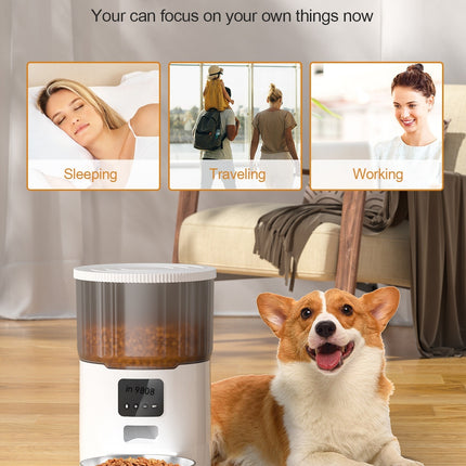 🐶🐱 Smart Automatic Dog & Cat Feeder – Programmable Portions