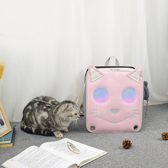 🐱 Space Capsule Cat Backpack – Bubble Window Carrier