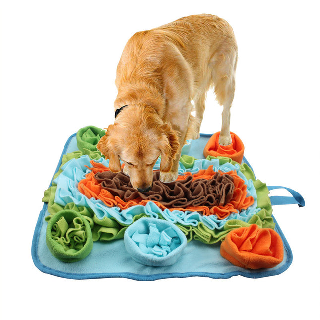 🐶 Dog Snuffle Mat – Interactive Nosework Feeding & Foraging Toy