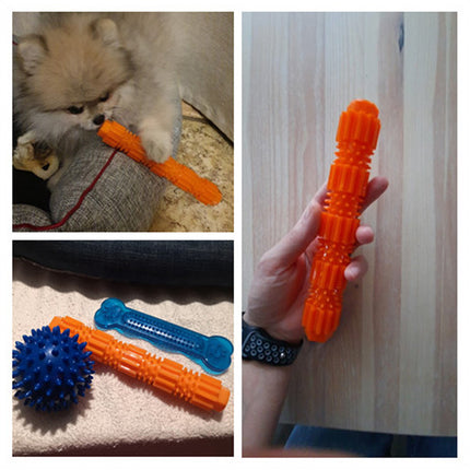 🐶 Treat-Dispensing Rubber Chew Toy – For Aggressive Chewers