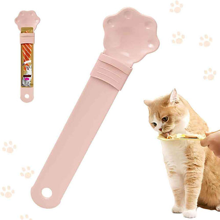🐱 Cat Treat Spoon – Lickable Churu-Style Treat Dispenser