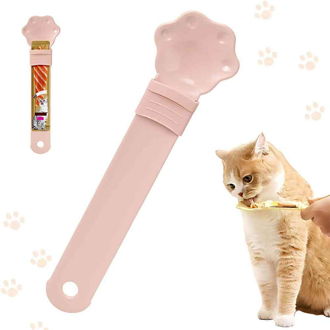 🐱 Cat Treat Spoon – Lickable Churu-Style Treat Dispenser
