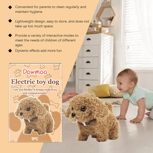 🐶 Interactive Plush Puppy Toy – Soft Cuddly Companion