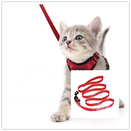 🐱 Escape-Proof Cat Harness – Reflective Vest with Leash Adapter