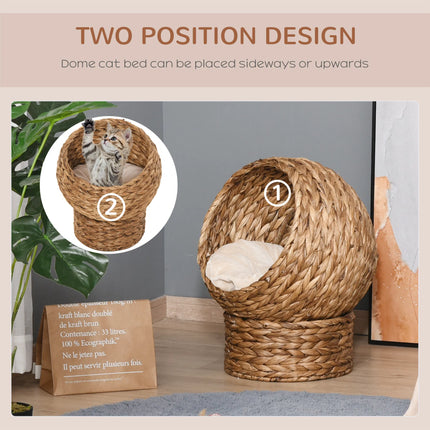 🐱 Indoor Cat House & Bed – Cosy Wooden Hideaway for Cats