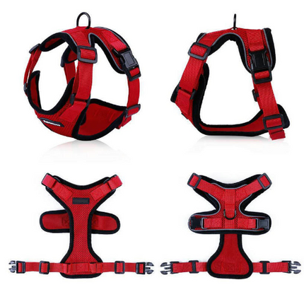 🐱 Escape-Proof Cat Harness – Reflective Vest with Leash Adapter