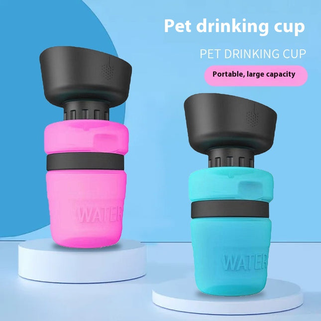 🐶 Foldable Dog Travel Water Bottle – Portable Dispenser