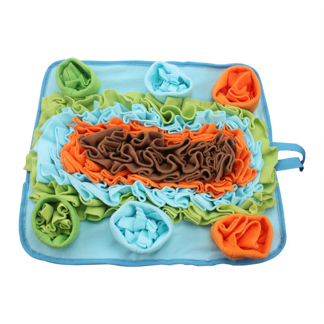 🐶 Dog Snuffle Mat – Interactive Nosework Feeding & Foraging Toy