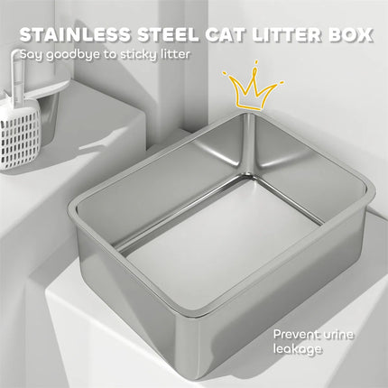🐱 Cat Litter Box Enclosure – Compact Hidden Litter Cabinet with Scoop