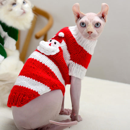 🐱 Cat Warm Sweater – Cozy Knit for Hairless & Short-Haired Cats
