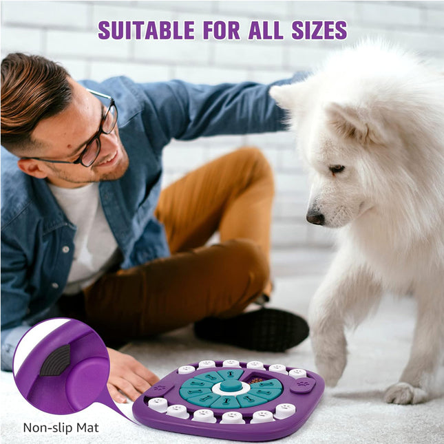 🐶 Interactive Dog Treat Puzzle – Enrichment Toy for Smarter Playtime