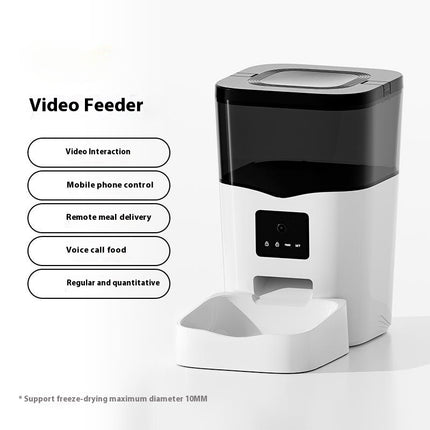 🐱 Smart Automatic Cat Feeder – Timed Portions with Video Monitor