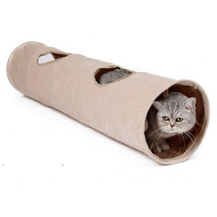 🐱 Velvet Cat Tunnel – Soft Cozy Play Tube