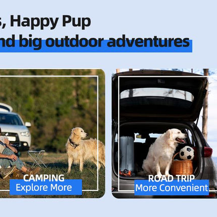 🐶 Lassot Portable Pull-out Water Bowl For Dogs, Large Capacity, Perfect For Camping, Hiking, Beach Trips, Road Trips, And Park Walks.