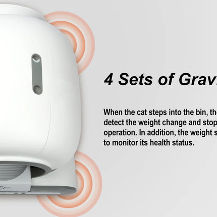 [*] DOEL 65L Self-Cleaning Cat Litter Box – Smart App Control (2.4G WiFi Only)