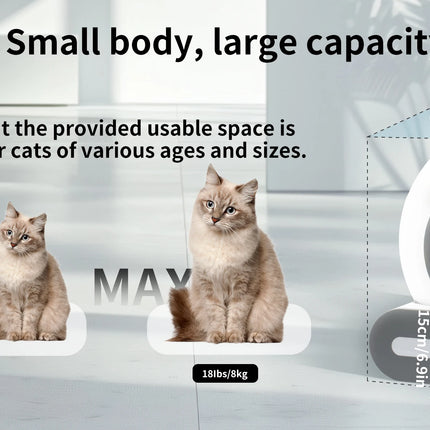 [*] DOEL 65L Self-Cleaning Cat Litter Box – Smart App Control (2.4G WiFi Only)