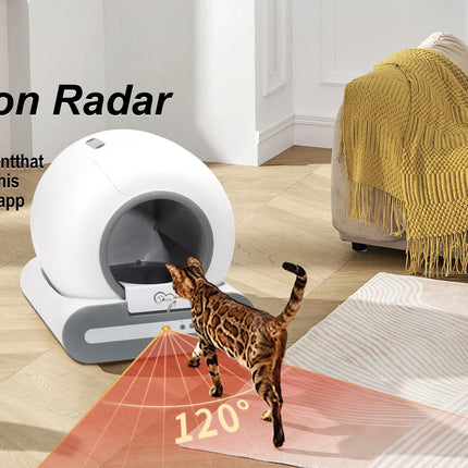 [*] DOEL 65L Self-Cleaning Cat Litter Box – Smart App Control (2.4G WiFi Only)