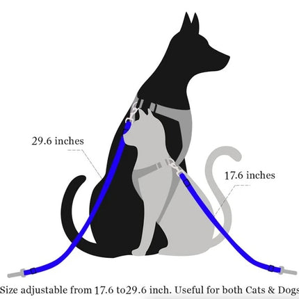 2 Pack Cat DOG PET Safety Seatbelt Car Vehicle Seat Belt Adjustable Harness Lead