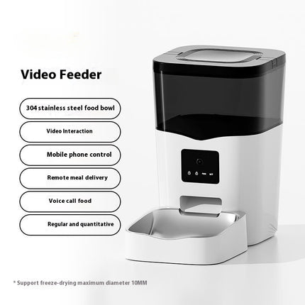 🐱 Smart Automatic Cat Feeder – Timed Portions with Video Monitor