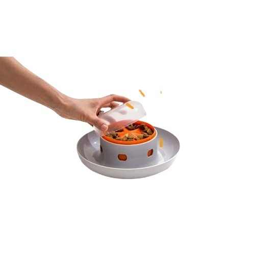 🐶 Interactive Dog Food Dispenser – Press-to-Play Feeder
