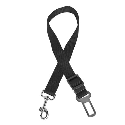 🐶 Adjustable Dog Seat Belt Leash (2-Pack) – Car Safety Harness Lead