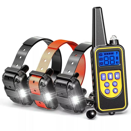 🐶 3000 FT Dog Training US Collar Rechargeable Remote Shock PET Waterproof Trainer