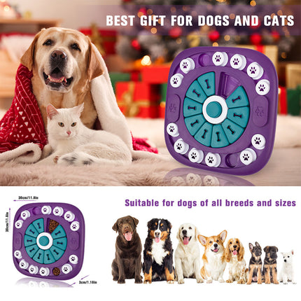 🐶 Interactive Dog Puzzle Toy – Treat Dispensing Enrichment Game