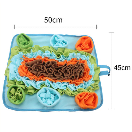🐶 Dog Snuffle Mat – Interactive Nosework Feeding & Foraging Toy