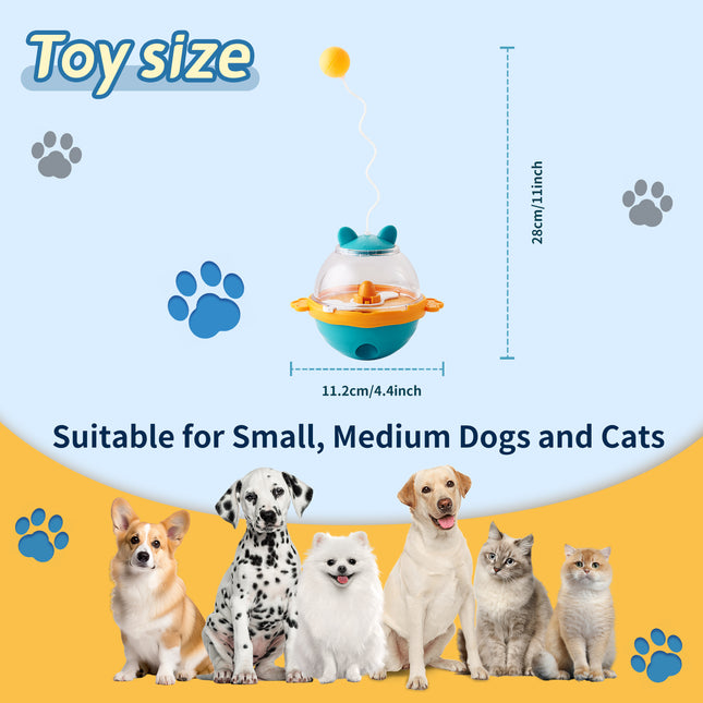 🐶🐱 Guardian Tumbler Treat Toy – Leaky Food Dispenser for Dogs & Cats