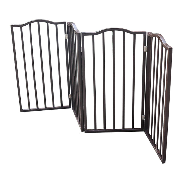 🐶 Pet Gate,Dog Gate For Doorways,Stairs Or House,standing, Folding,Arc Wooden