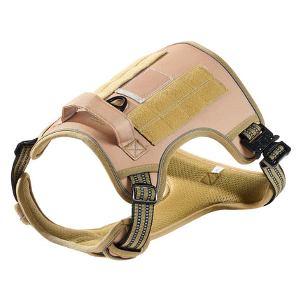 🐶 Tactical No-Pull Dog Harness – Adjustable Padded Vest for Large Dogs