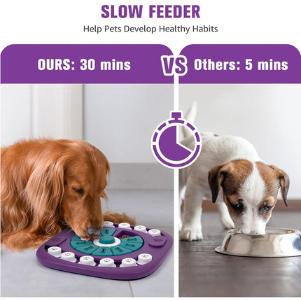 🐶 Interactive Dog Puzzle Toy – Treat Dispensing Enrichment Game