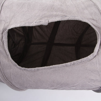 🐱 Foldable Cat Tunnel – S-Shape Play Tunnel with Ball