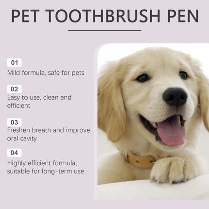 🐶 Pet Dental Toothbrush Pen (2-Pack) – Plaque & Tartar Remover